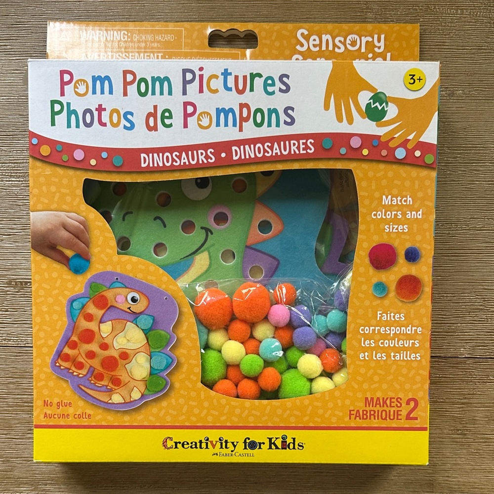 Pom Pom Pictures Dinosaurs Kit